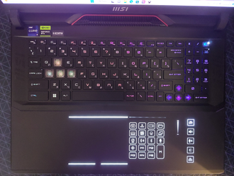 MSI GE78 HX RAIDER HX Smart Touchpad 13VG-049RU ( 17.3 WQXGA IPS 240Hz i9-13980HX RTX4070 (8Gb) 32Gb 1TB SSD )