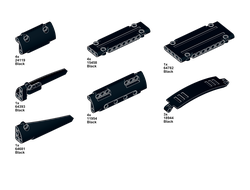 TP2, Комплект оригинальных панелей LEGO Technic #2 18 шт., Black