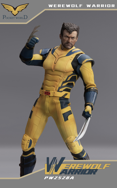 ПРЕДЗАКАЗ - Росомаха, Логан ("Дэдпул и Росомаха") - Коллекционная фигурка 1/12 SCALE Werewolf Warrior Regular version (PW2528A) - PWTOYS ?ЦЕНА: 14600 РУБ.?