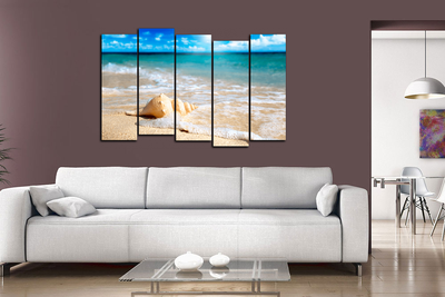 Модульная картина "Теплые волны"