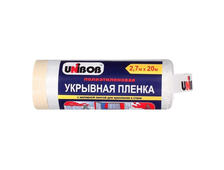 Пленка защитная HOWARD , укрывная + мал. клейкая лента MASKING FILM  2.7м х 20м