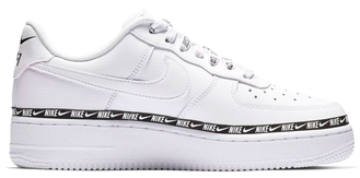 Nike Air Force 1 ’07 Se Premium Ribbon High black white белые