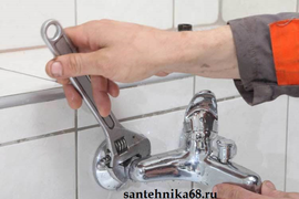 Установка, замена смесителя на кухне или в ванне