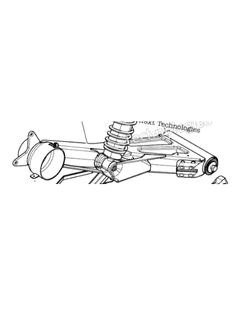 Рычаг задний левый оригинал BRP 703500964/706001319/ 706001177/ 706000588 для BRP Can-Am COMMANDER 800/1000 (LH Swing Arm Non MAX Models)