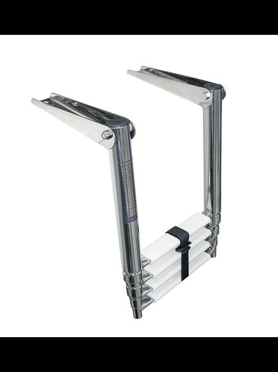 Трап складной телескопический с четырьмя ступенями Мореман, 300 мм