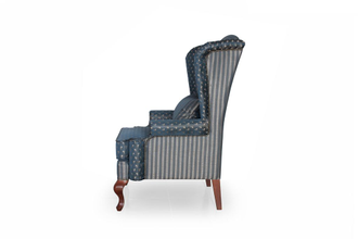 Английское кресло с ушами принт