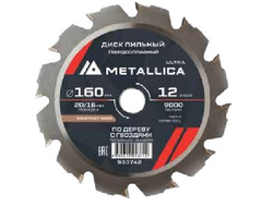 Диски пильные твердосплавные METALLICA Ultra по строительной древесине, древесине с гвоздями