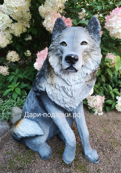 Волк  68*57см  6,5кг   полистоун Россия  5226/012026**