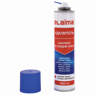 Laima Удалитель наклеек и следов клея (400 мл) аэрозоль