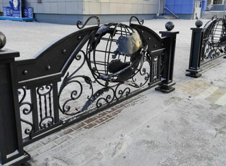 Кованый забор - Арт 06