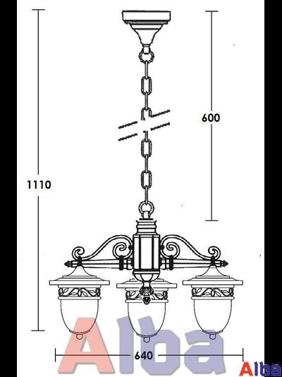 Krakow 87270/3 Парковый светильник
