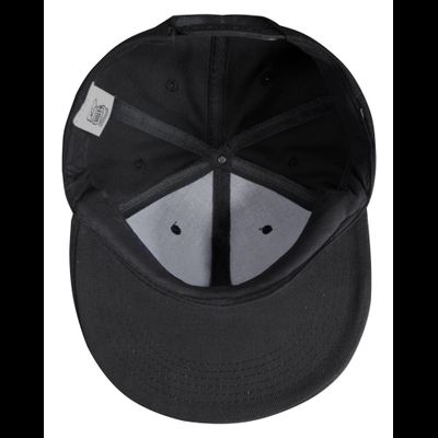 Кепка с прямым козырьком черная  (логотип Volleylife)