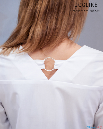 БЛУЗА DOCLIKE DL424 белая
