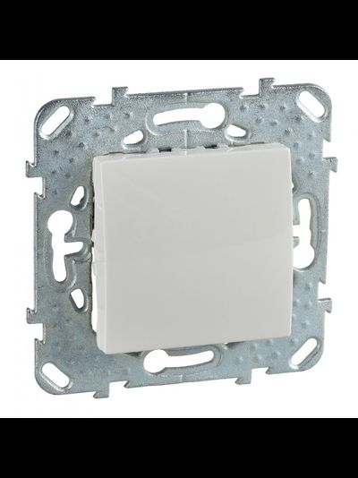 Выключатель одноклавишный Unica Schneider Electric, цвет - бежевый