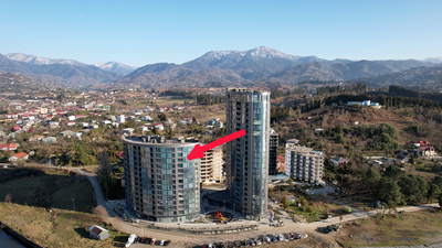 ПРОДАЁТСЯ 2-Х КОМНАТНАЯ КВАРТИРА С ШИКАРНЫМ ПРЯМЫМ ПАНОРАМНЫМ ВИДОМ НА ЧЁРНОЕ МОРЕ и город Батуми