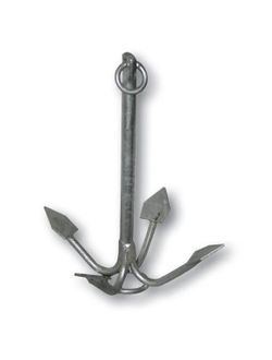 Якорь-кошка Lalizas 70965 12кг из стали горячего цинкования с четырьмя зубцами