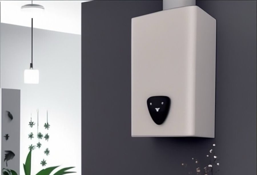 Проточный газовый водонагреватель после ремонта. 