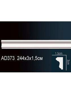 Молдинг гладкий AD373