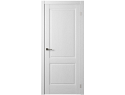 Межкомнатная дверь "НОВА-3" ясень белый (глухая) С ВРЕЗКОЙ ПОД ЗАЩЕЛКУ 96