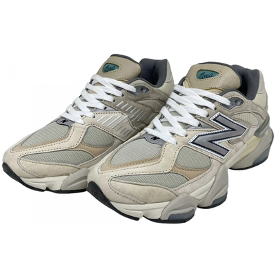 New Balance 9060 Cream Brown Grey женские
