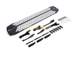 Порог-площадка "Bmw-Style" D193AL + комплект крепежа, RIVAL, Exeed VX 2021-2023