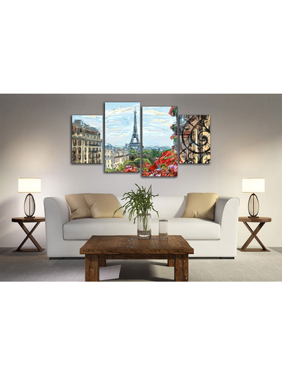 Модульная картина "Красочный Париж"
