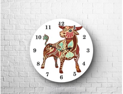 Часы с символикой "Быка" №5