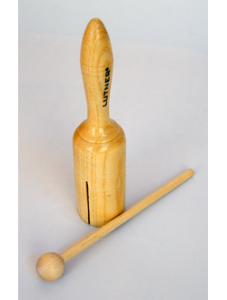 Тон-блок деревянный одиночный на ручке