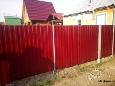 Забор из профлиста ( Стандарт )