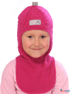 Шапка-шлем "Саша" 20201-02, цвет малиновый, р. 48-50
