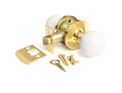 Защелка Апекс 6072-05-G/W зол/белый  [48762]