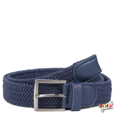 FR02PU-blue FABRETTI Ремень жен/муж текстиль