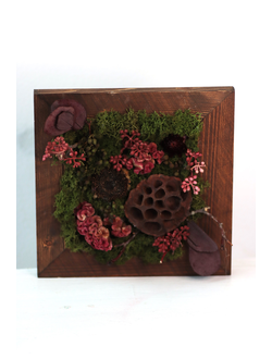 Новогодняя эко-картина № 1178