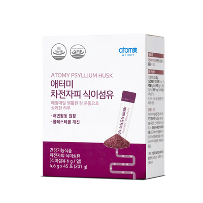 Оригинальная упаковка корейской клетчатки Atomy Psyllium Husk для здоровья кишечника