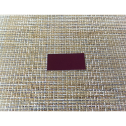 Шильд-табличка 50x25x0,4 мм стальной зеркальный, фуксия