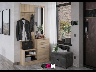 Дебора Прихожая 900х1840х290 дуб сонома