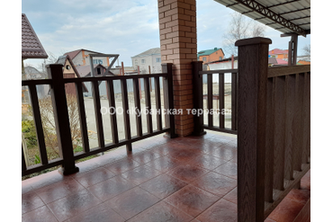 Ограждения ДПК темно-коричневый