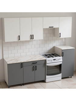 Кухни Эконом 1,8м с полуколонкой (1300х500)