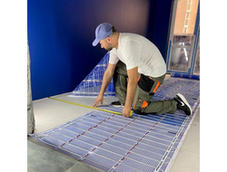 СЕГМЕНТИРОВАННЫЙ  ТЕПЛЫЙ ПОЛ Heat plus  ИЗ УГЛЕВОЛОКНА, мощность 140Вт Размер секции (Длинна 85см х Ширина 100см)