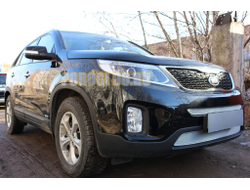 Защита радиатора KIA Sorento 2012- chrome низ PREMIUM