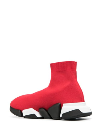Кроссовки-носки Balenciaga Speed 2.0 красные