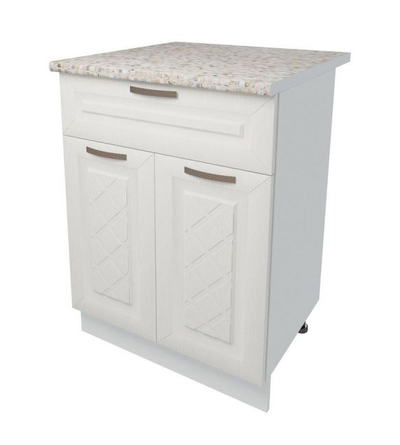 Стол рабочий Н600-1Я Агава светлая (Эра)