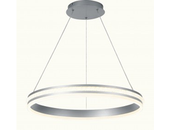 Feron св-к-люстра подвес св/д 60W(4200lm) 4000K 4K серебро 500x500x1200 AL5888 SHINNING RING 41697