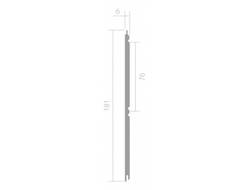 Стеновая панель ударопрочная из архитектурного ЛДФ- декора Ultrawood (Ультравуд) Wain 0002, 1 уп.(6 шт.)