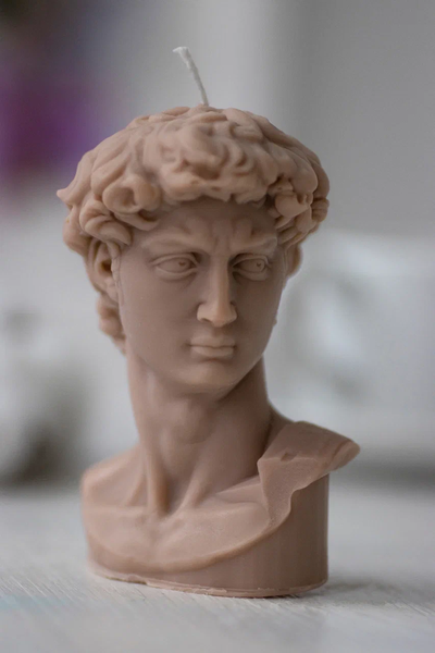 Свеча "Давид" Капучино