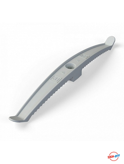 Держатель кабеля двусторонний серый Промрукав