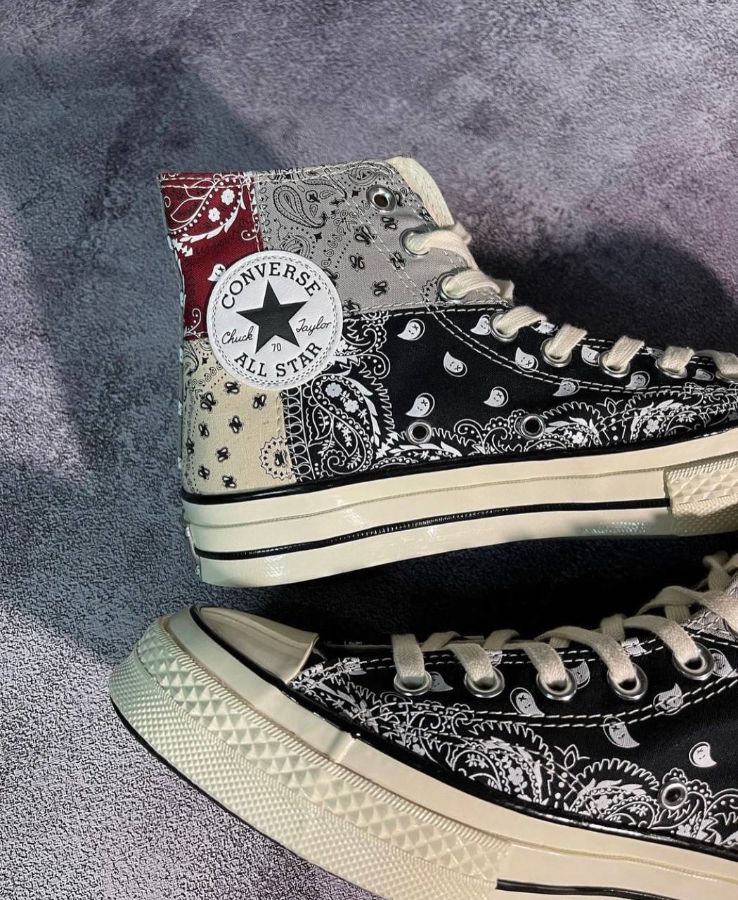 Converse 70 Hi Offspring Paisley Black