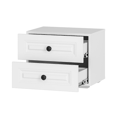Тумба прикроватная Софт ТБ-12 белый/эмаль белая