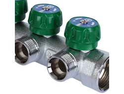 Коллектор регулирующий STOUT 1", 4 отвода 3/4" ЕК (Арт. SMB-6850-013404)