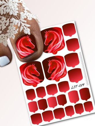 Мини пленки для педикюра LIT-019